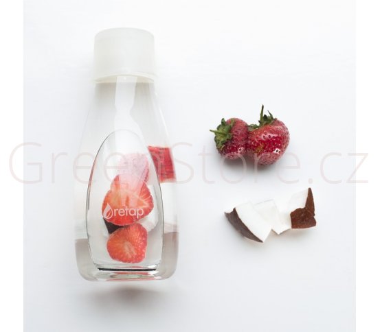 Skleněná láhev na vodu ReTap s doživotní zárukou