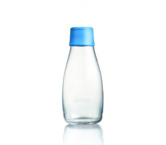 Skleněná láhev ReTap 0,3l azurová