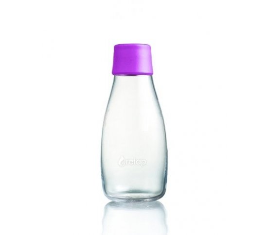 Skleněná láhev ReTap 0,3l fialová