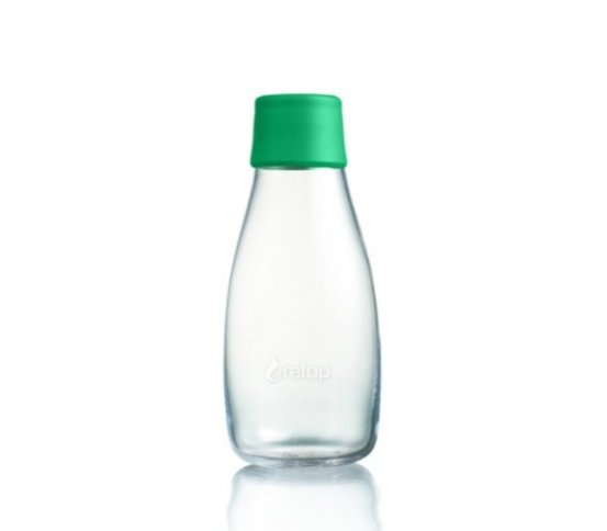 Skleněná láhev ReTap 0,3l tmavě zelená