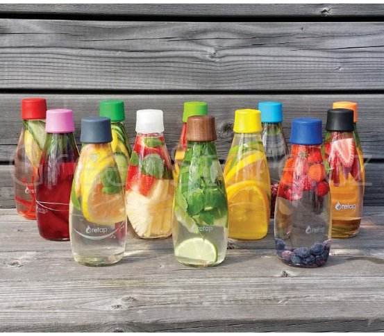 ReTap skleněné láhve na vodu s doživotní zárukou