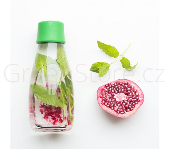 Skleněná láhev ReTap 0,5l tmavě zelená