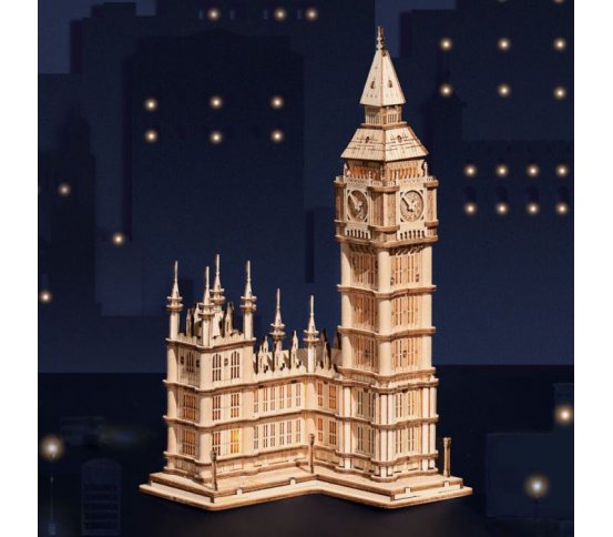 RoboTime dřevěné 3D puzzle Big Ben
