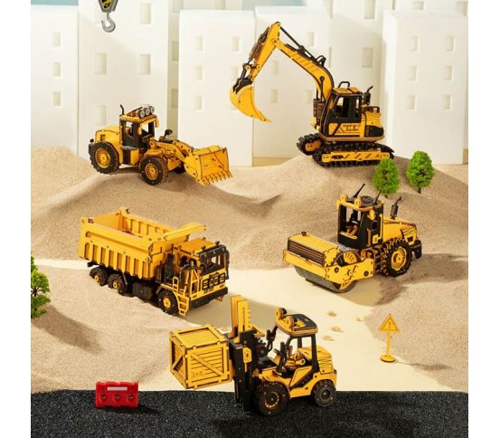 Dřevěné 3D puzzle motiv Nákladní auto