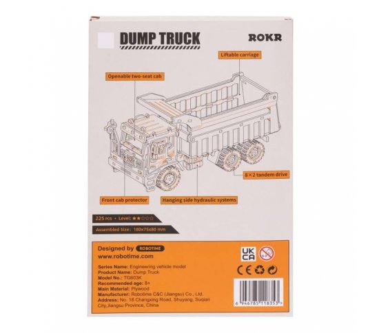 RoboTime plánek na složení 3D puzzlí