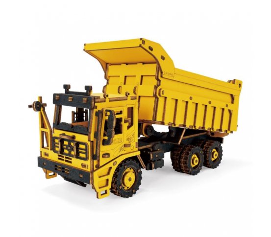 RoboTime Dřevěné 3D puzzle Nákladní auto