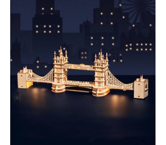 Robotime Tower Bridge dřevěné 3D puzzle
