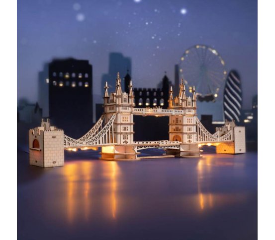 Svítící 3D puzzle Tower Bridge