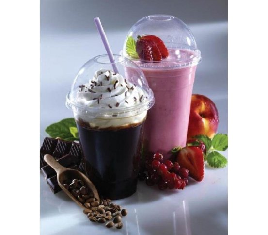 rPET Víčko vypouklé s otvorem ⌀95mm recykl (50ks) 2