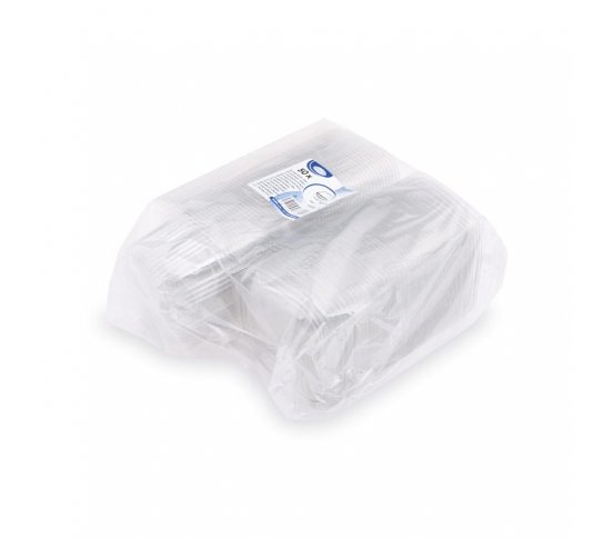 rPET Salátová miska oválná s víčkem 375ml (50ml) wimex