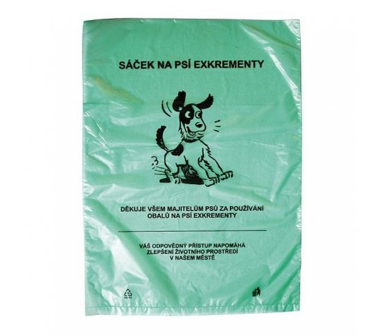 Sáčky na psí exkrementy z recykl. plastu 50ks
