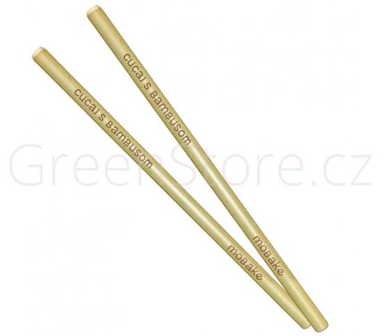 Sada 2ks bambusových brček Mobake
