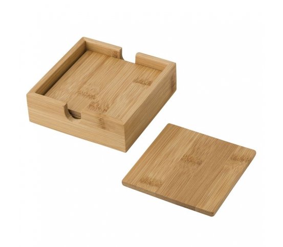 Sada bambusových podtácků 4ks