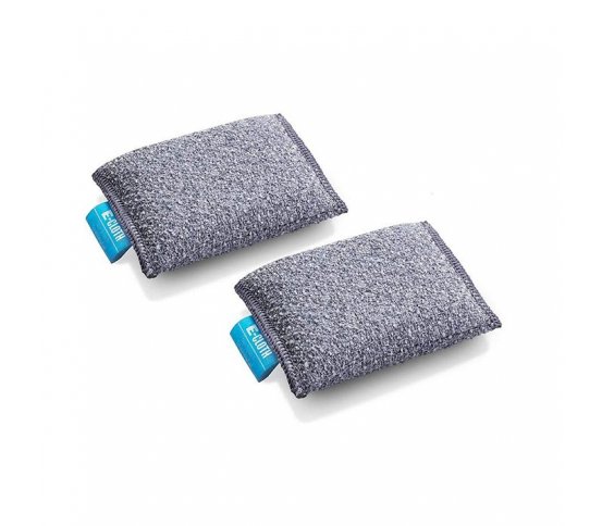 Sada drsnějších houbiček na nádobí z mikrovlákna - 2 kusy E-cloth Zelená Domácnost