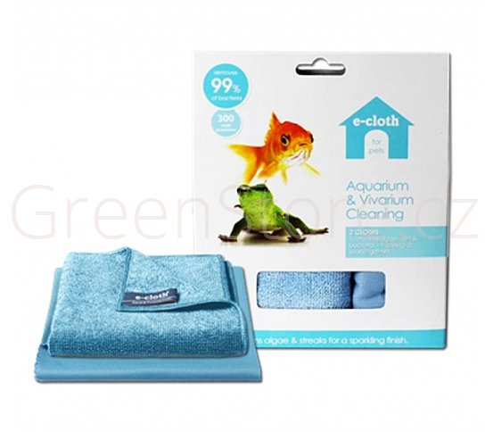 Sada na čištění akvárií a terárií z mikrovláken E-cloth