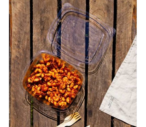 Salátová miska s víčkem 700ml bioplast PLA (50ks)