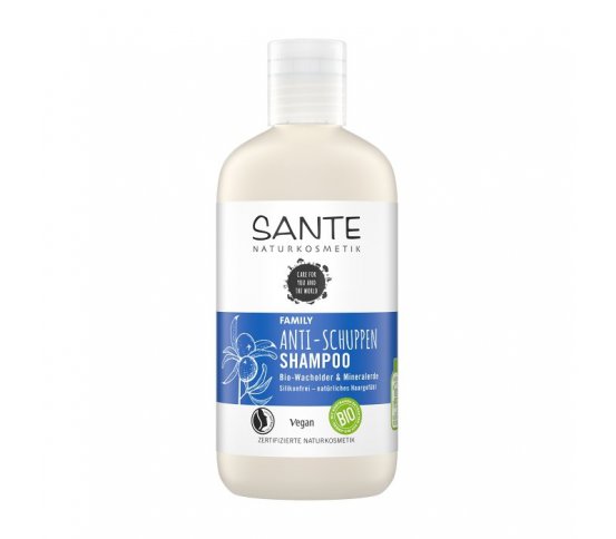 Sante Family Šampon proti lupům Bio Jalovcový olej - Bílý jíl 250ml