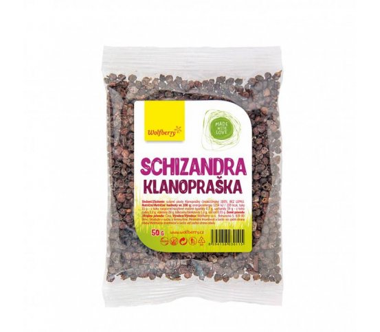 Schizandra plod Klanopraška 50g Wolfberry
