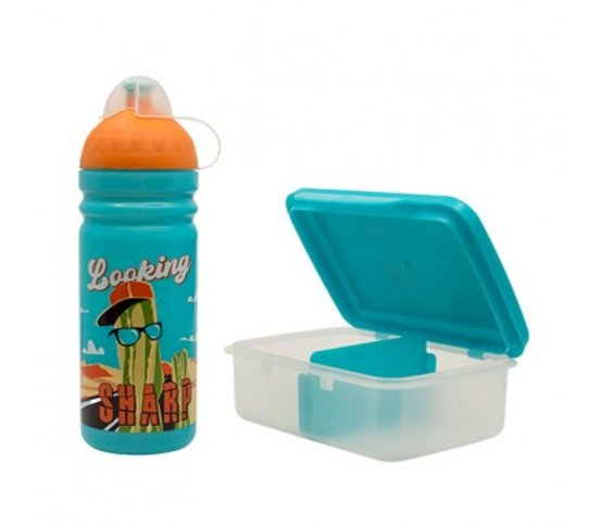 SET Zdravá láhev 0,7l   Zdravá sváča - Kaktus