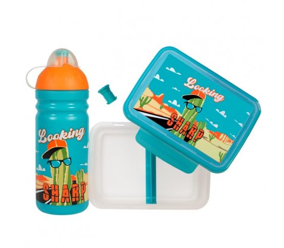 SET Zdravá láhev 0,7l   Zdravá sváča - Kaktus