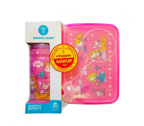 SET Zdravá láhev a Zdravá sváča - Svět princezen