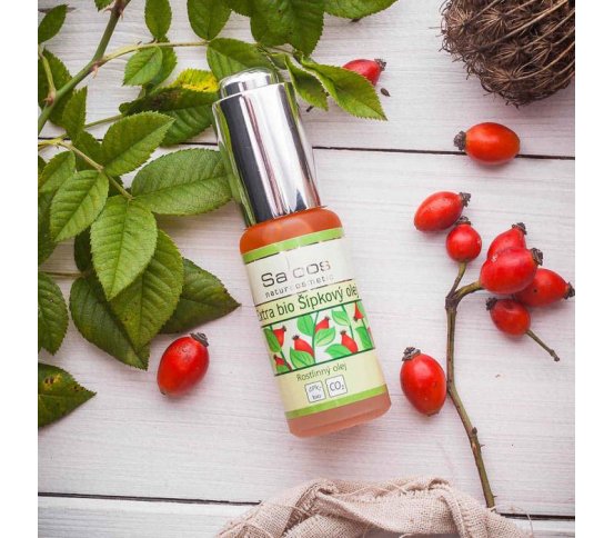 Šípkový olej lisovaný za studena extra BIO 20ml Saloos