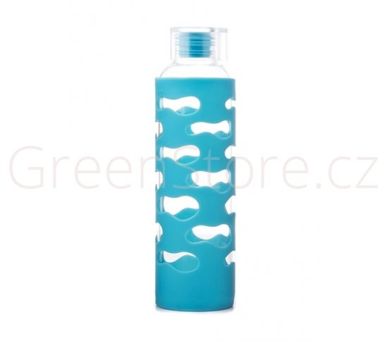 Skleněná lahev 600ml - modrá U Konserve