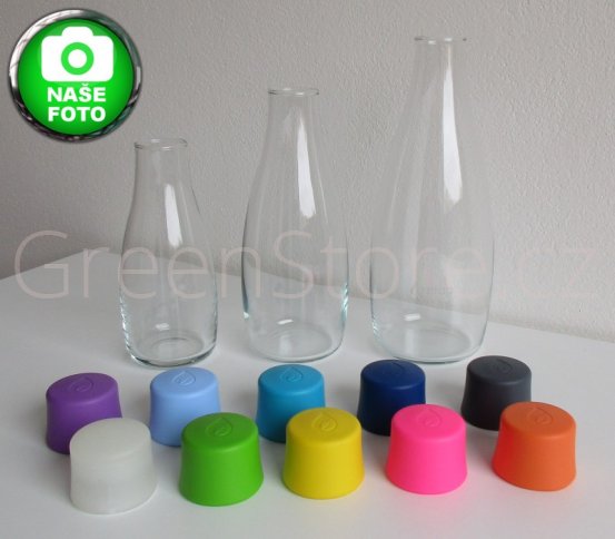 Designové skleněné láhve na vodu ReTap