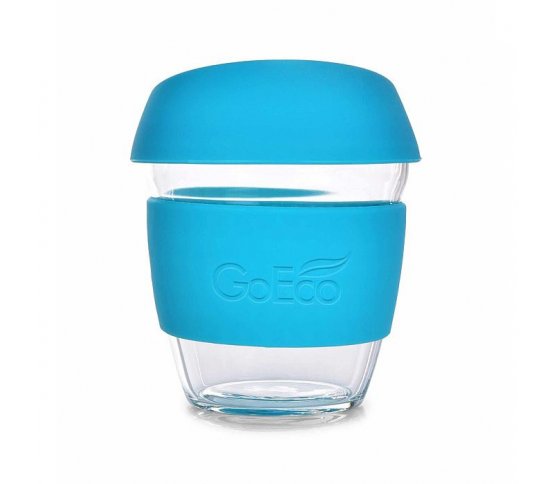 Skleněný hrnek Kelimero 300ml - tyrkysový Goeco