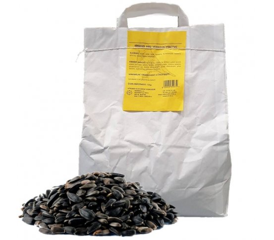 Slunečnice černá pro ptáky 5kg Biokron