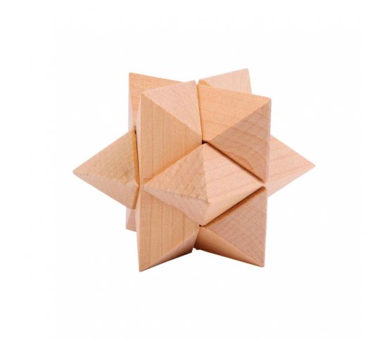 Small Foot Dřevěné hlavolamy set 4 ks