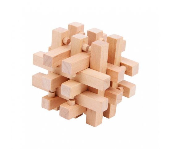 Small Foot Dřevěné hlavolamy set 4 ks