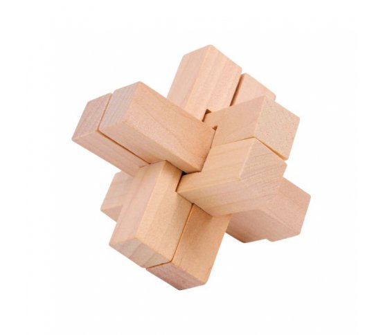 Small Foot Dřevěné hlavolamy set 4 ks