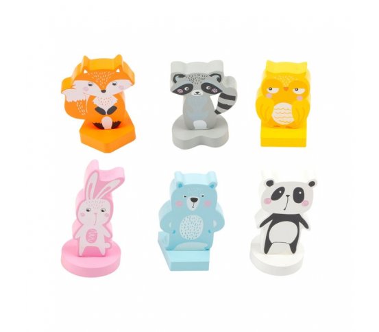 Small Foot Dřevěné vkládací puzzle zvířátka