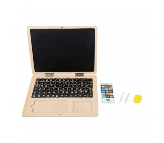 Small Foot Dřevěný notebook magnetický