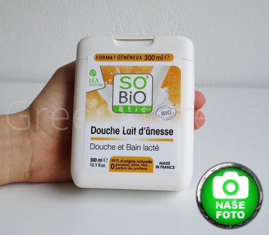 Přírodní šampon na vlasy s mandlím a oslím mlékem So´bio