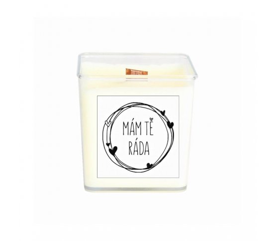 Sójová svíčka - Mám tě ráda 80ml Aromka