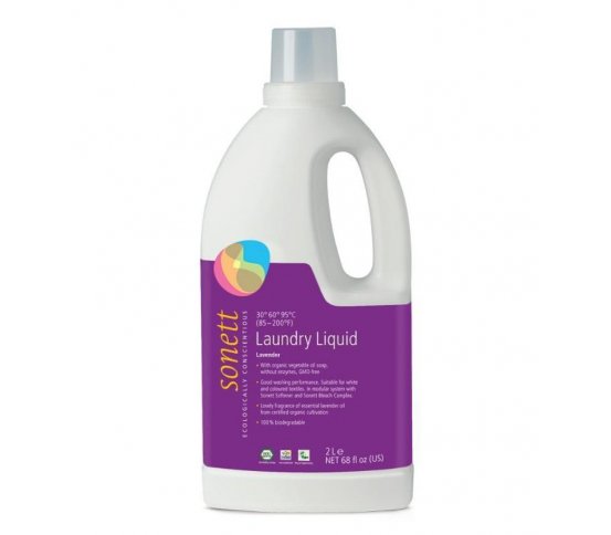 Sonett Prací gel na bílé a barevné prádlo - levandule 2l