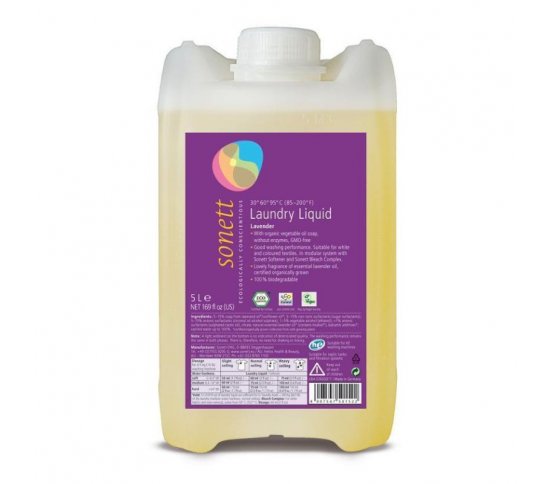 Sonett Prací gel na bílé a barevné prádlo - levandule 5l