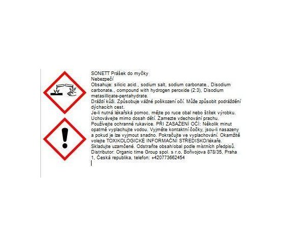 Sonett Prášek do myčky 3kg