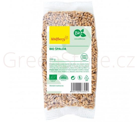 Špalda v bio kvalitě 200g Wolfberry