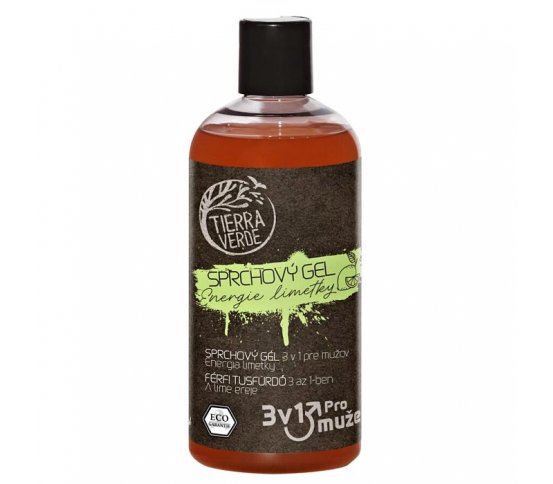 Sprchový gel 3v1 pro muže Energie limetky 500ml Tierra Verde