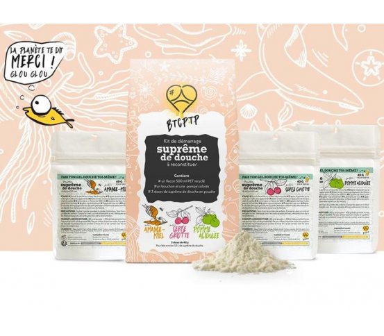 Sprchový gel a mýdlo v prášku Jablko - pro přípravu 500ml gelu Step One fotka