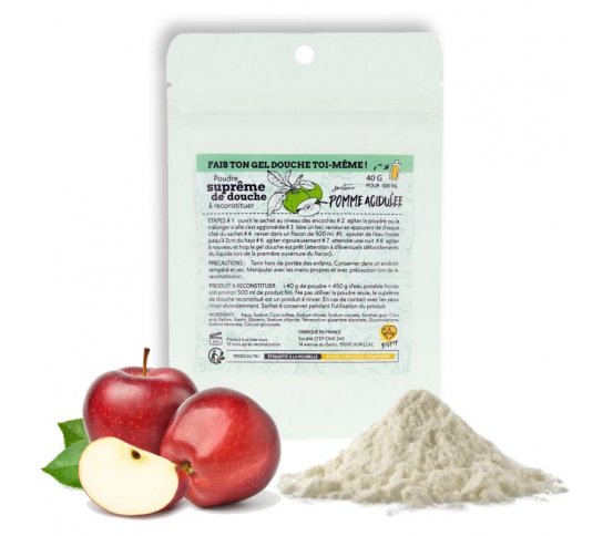 Sprchový gel a mýdlo v prášku Jablko - pro přípravu 500ml gelu Step One