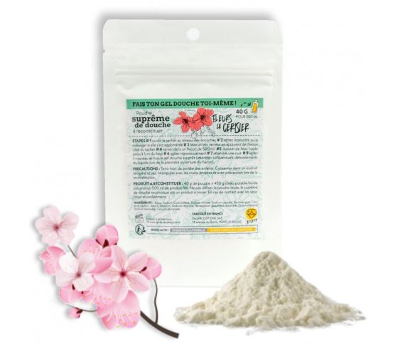 Sprchový gel a mýdlo v prášku Třešňový květ - pro přípravu 500ml gelu Step One