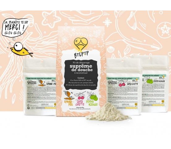 Sprchový gel a mýdlo v prášku Višeň - pro přípravu 500ml gelu Step One 2