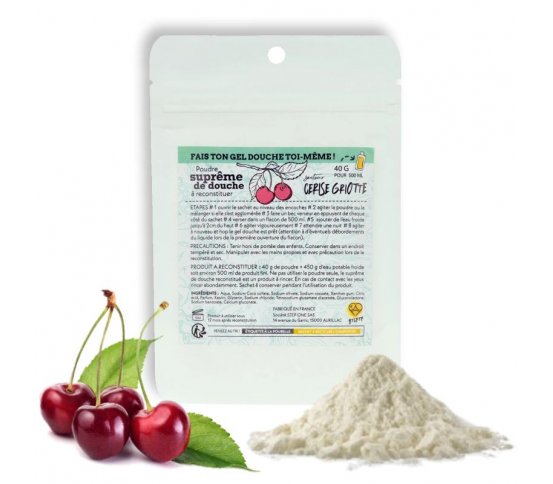 Sprchový gel a mýdlo v prášku Višeň - pro přípravu 500ml gelu Step One