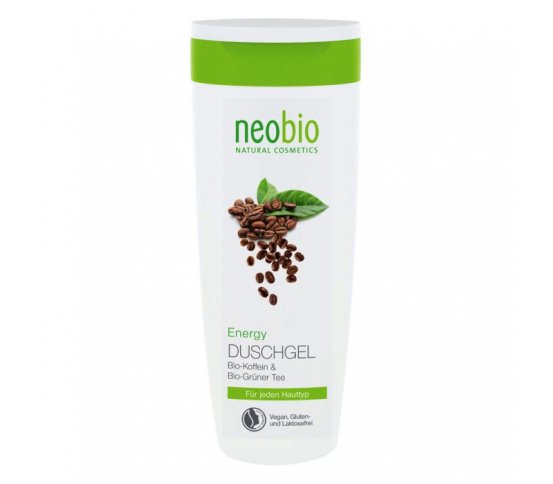 Sprchový gel Bio Kofein zelený čaj 250ml Neobio