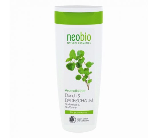 Sprchový gel pěna do koupele Bio Meduňka a Citron 250ml Neobio