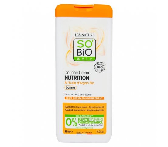 Sprchový krém Nutrition s arganovým olejem 650ml So´Bio